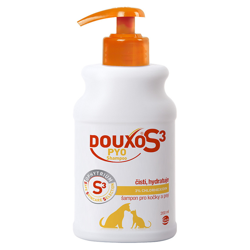 DOUXO S3 Pyo šampon pro psy a kočky 200 ml