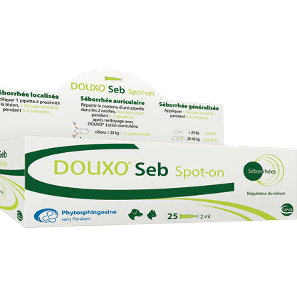 DOUXO Seb spot-on pro psy a kočky 25 x 2 ml