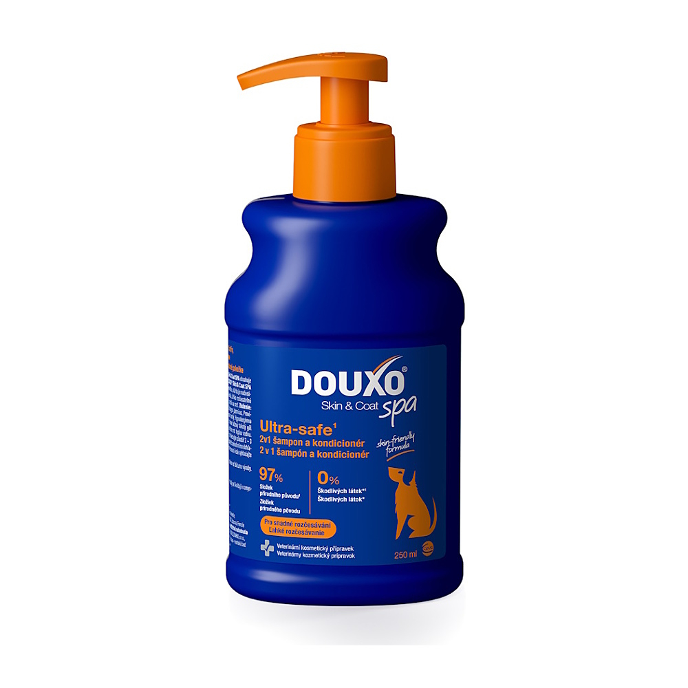 DOUXO Skin & Coat spa 2v1 šampon a kondicionér  pro psy 250 ml