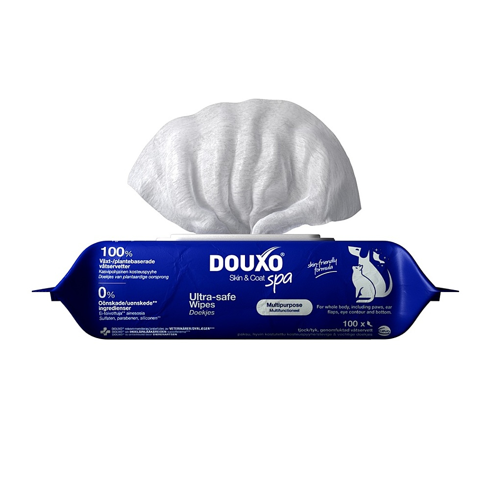 DOUXO Skin & Coat spa univerzální vlhčené ubrousky 100 kusů
