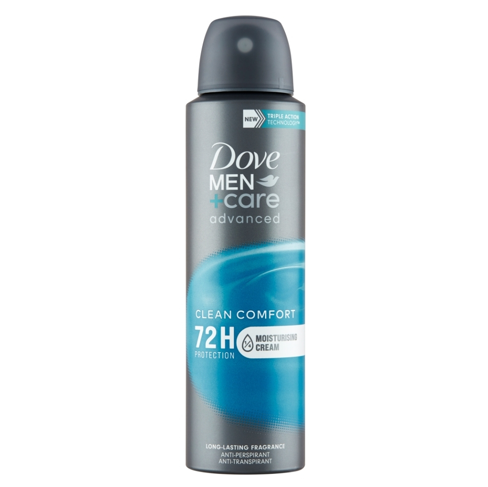 DOVE Men+Care Advanced Clean Comfort Antiperspirant sprej 150 ml