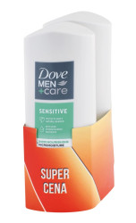 Dove Men Sensitive sprchový gel 2x400 ml