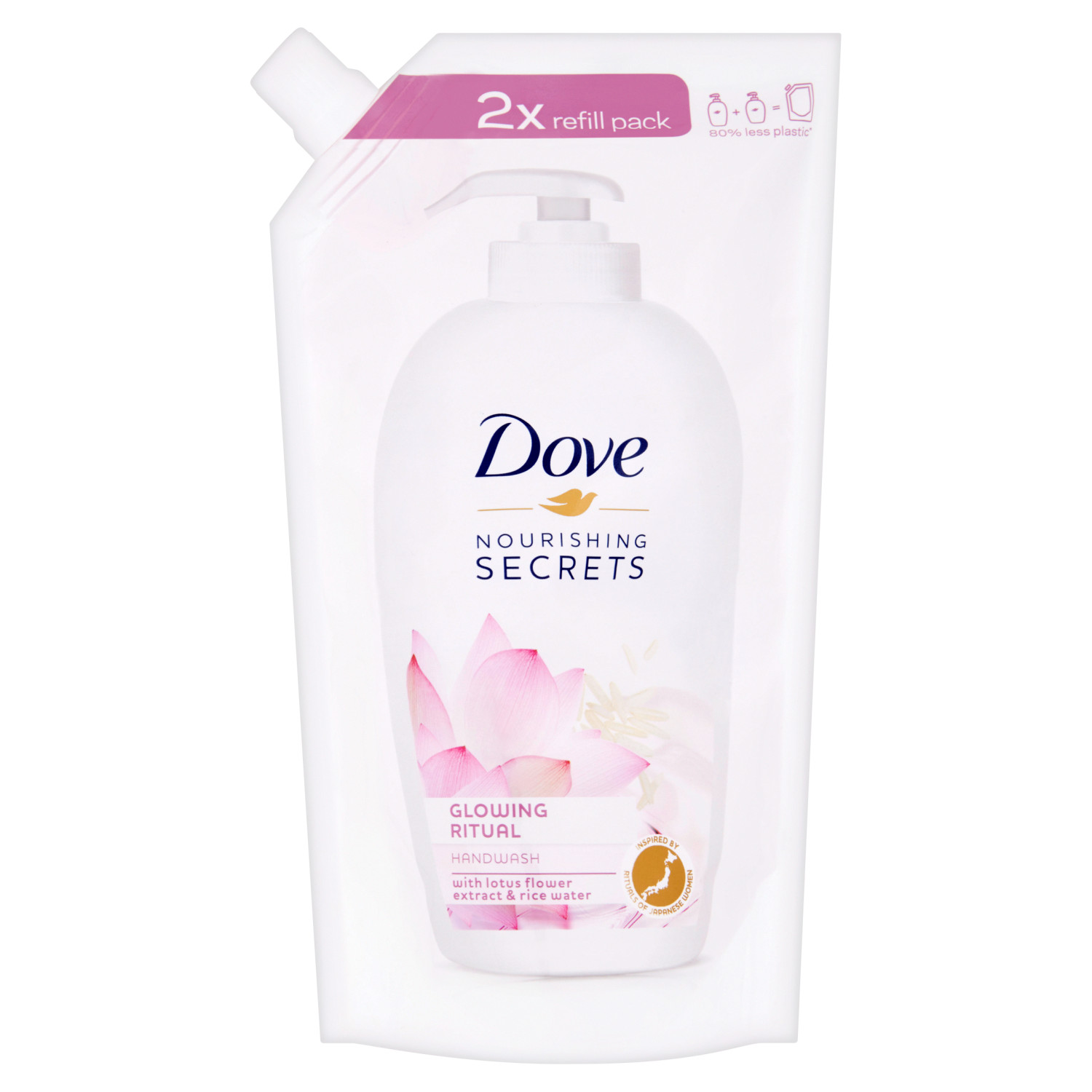 DOVE tek. mýdlo N.N. Glowing lotus 500 ml