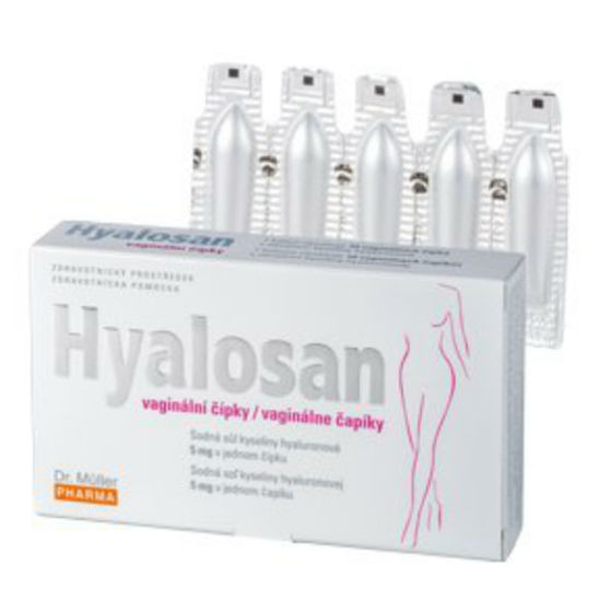 DR. MÜLLER Hyalosan vaginální čípky 10 kusů