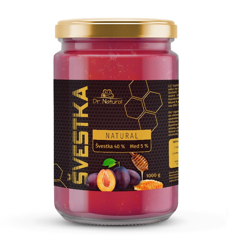 Dr. Natural Švestka + Med natural 1000 g