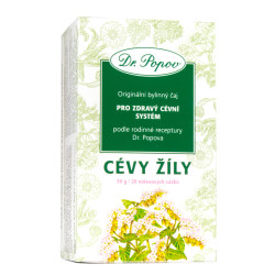 Dr. Popov Čaj Cévy a žíly nálevové sáčky 20x1,5 g