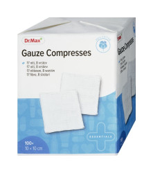 Dr. Max Gauze Compresses 10 x 10 cm 100 ks