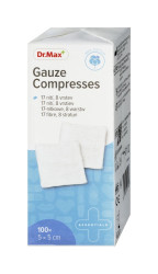 Dr. Max Gauze Compresses 5x5 cm 100 ks