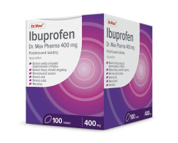 Dr. Max Ibuprofen 400 mg 100 potahovaných tablet