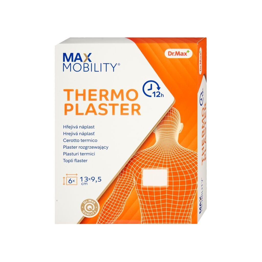 Dr. Max Thermoplaster Náplast s hřejivým účinkem 6 náplastí
