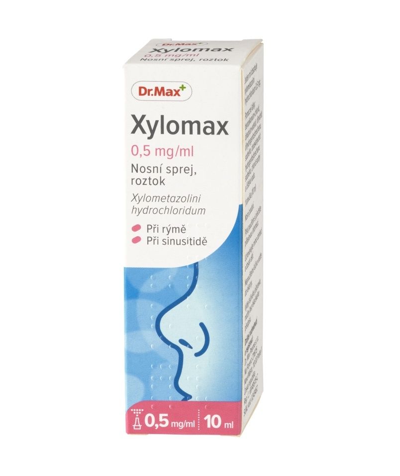 Dr. Max Xylomax 0,5 mg/ml nosní sprej 10 ml