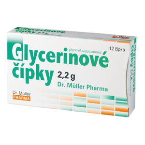 DR.MULLER Glycer.čípky 2,2g 12 ks