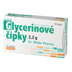 DR.MULLER Glycer.čípky 2,2g 12 ks