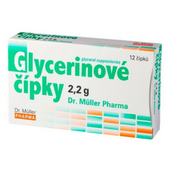 DR. MÜLLER Glycerinové čípky 2,2g 12 ks