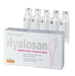 DR. MÜLLER Hyalosan vaginální čípky 10 kusů