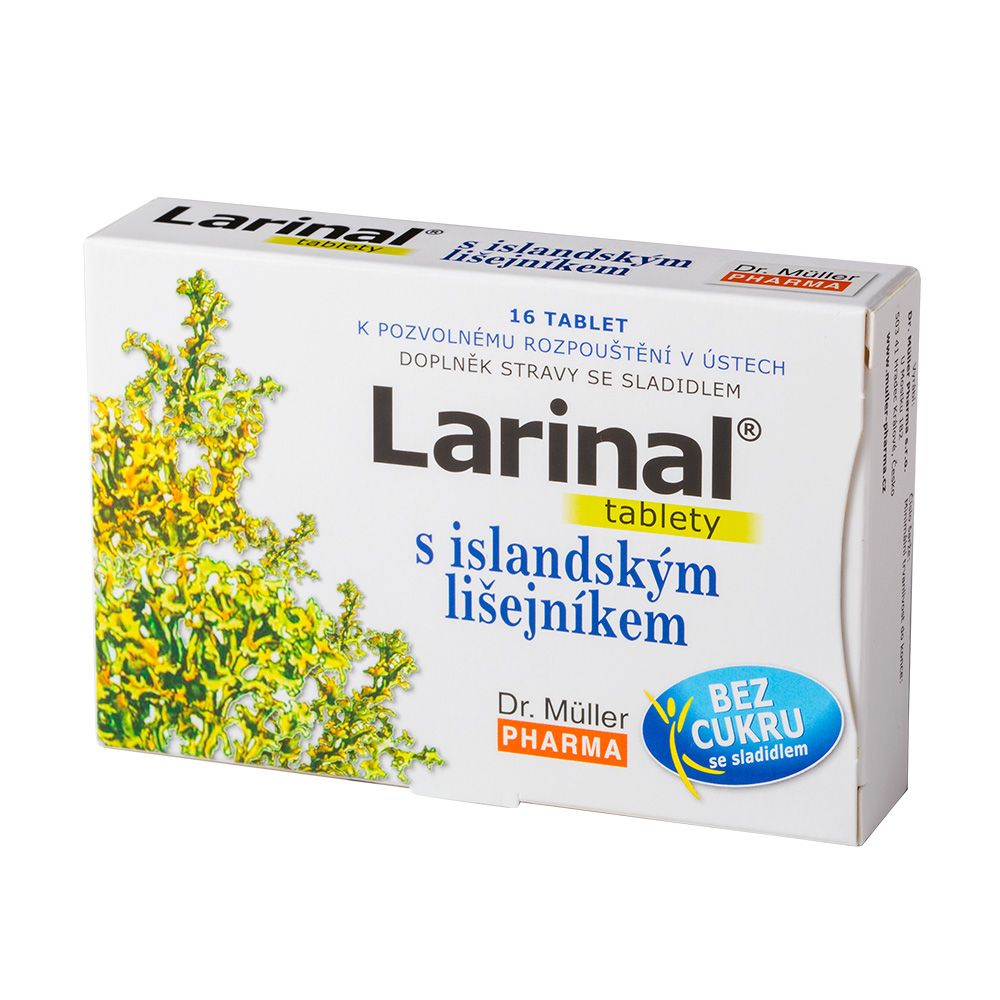 Dr. Müller Larinal® s islandským lišejníkem 16 tablet