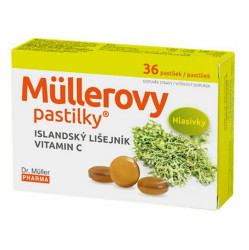 DR. MÜLLER Müllerovy pastilky s islandským lišejníkem 36 ks ZP