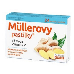 DR. MÜLLER Müllerovy pastilky se zázvorem 24 kusů