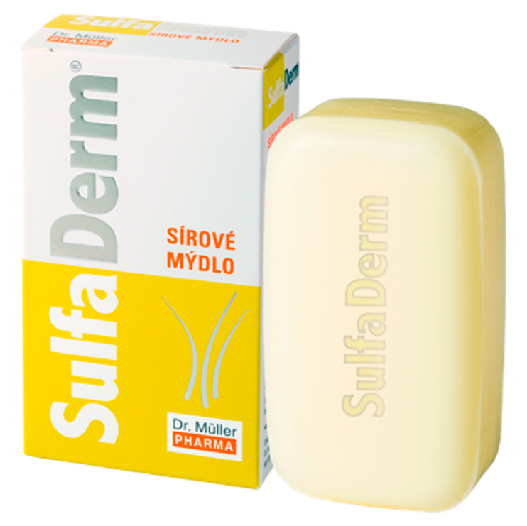 DR. MÜLLER SulfaDerm sírové mýdlo 90 g