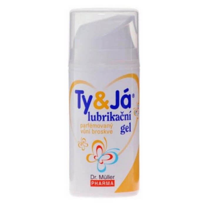 DR. MÜLLER Ty & Já Lubrikační parfémovaný gel vůní broskve 100 ml