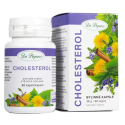 DR.POPOV Bylinné kapsle Cholesterol 60 kapslí