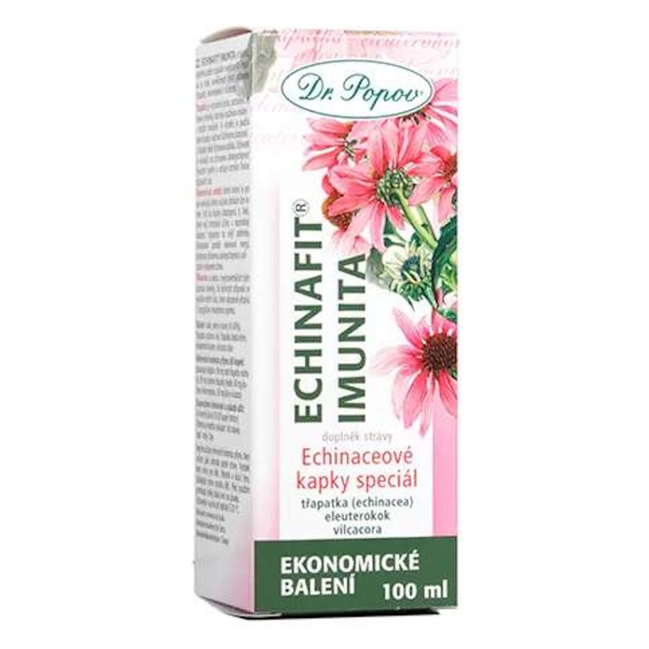 DR.POPOV Kapky bylinné Echinafit imunita 100 ml