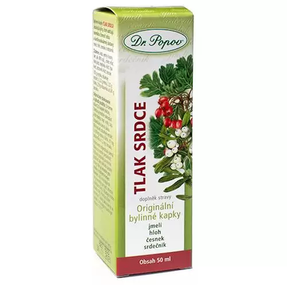 DR.POPOV Kapky bylinné tlak-srdce 50 ml