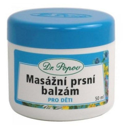 DR. POPOV Masážní prsní balzám pro děti 50 ml