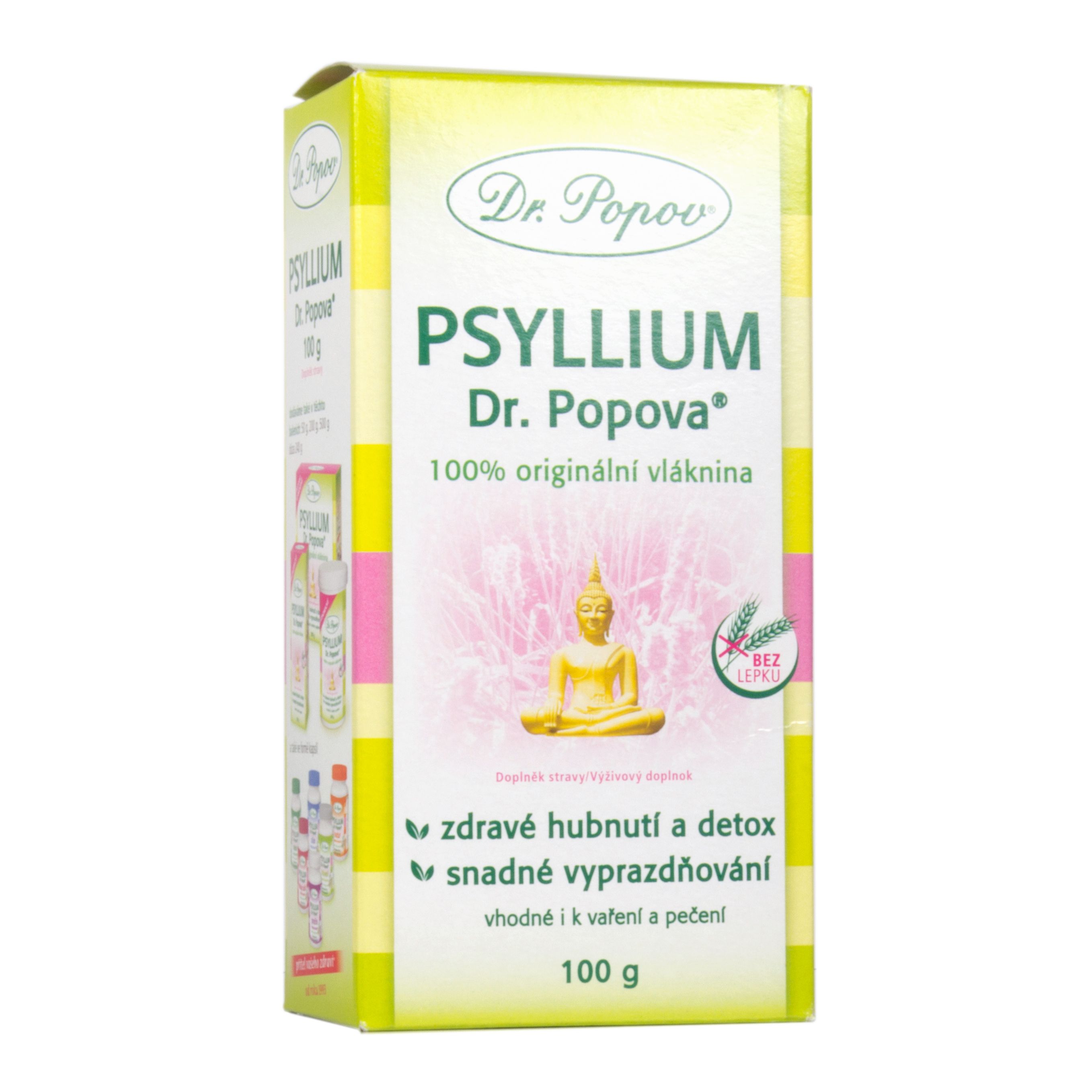 Dr. Popov Psyllium indická rozpustná vláknina 100 g