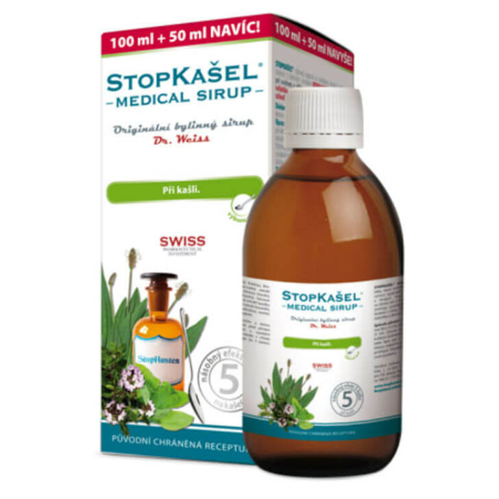DR. WEISS Stopkašel Medical sirup při kašli 150 ml