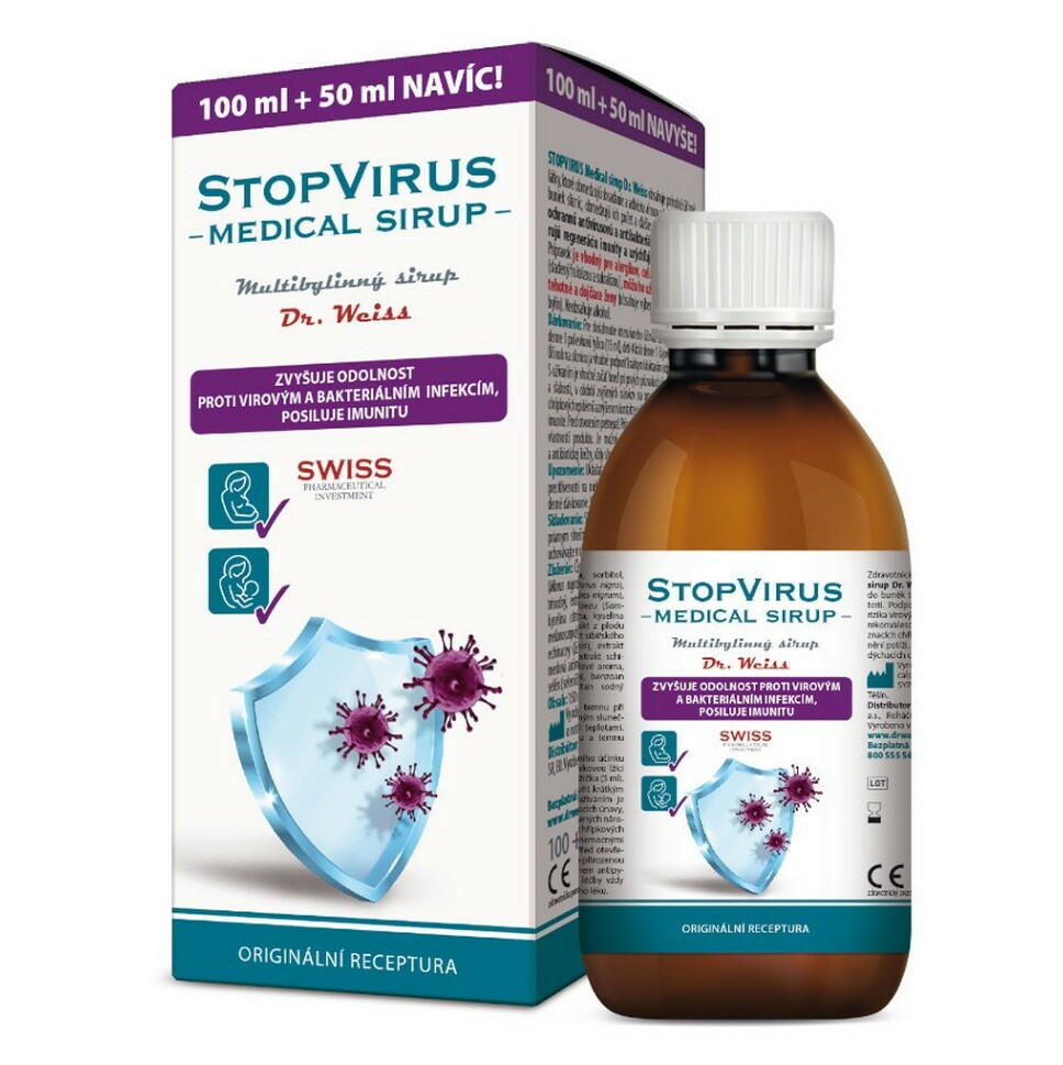 DR. WEISS Stopvirus medical sirup 100 + 50 ml