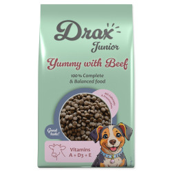 Drax Krmivo Junior s hovězím 10kg