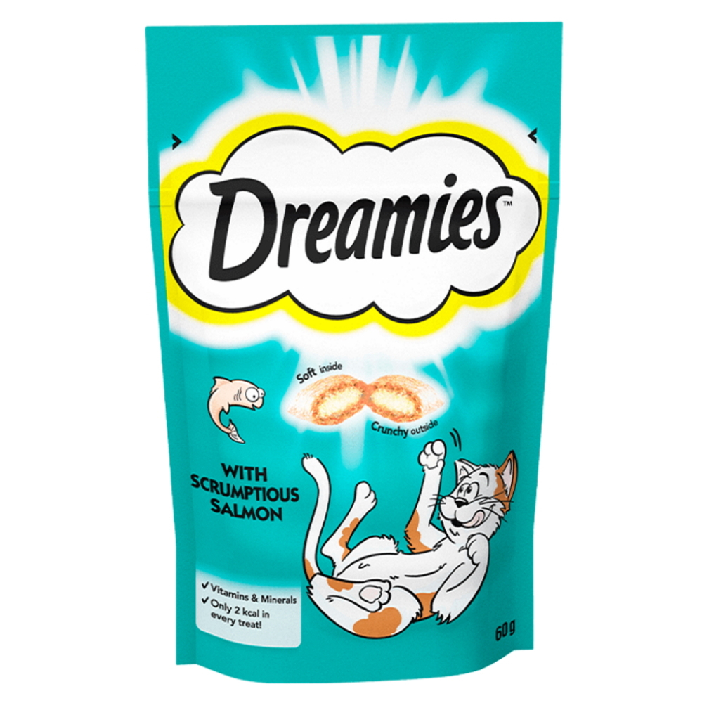 DREAMIES pochoutka pro kočky s lososem 60 g