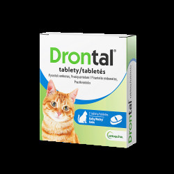 DRONTAL Odčervovací tablety pro kočky 2 tablety