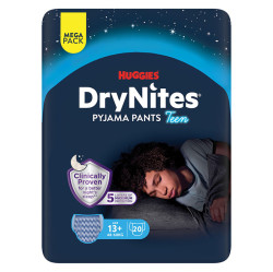 DRY NITES® Mega Natahovací kalhotky pro chlapce od 13+ let 20 kusů