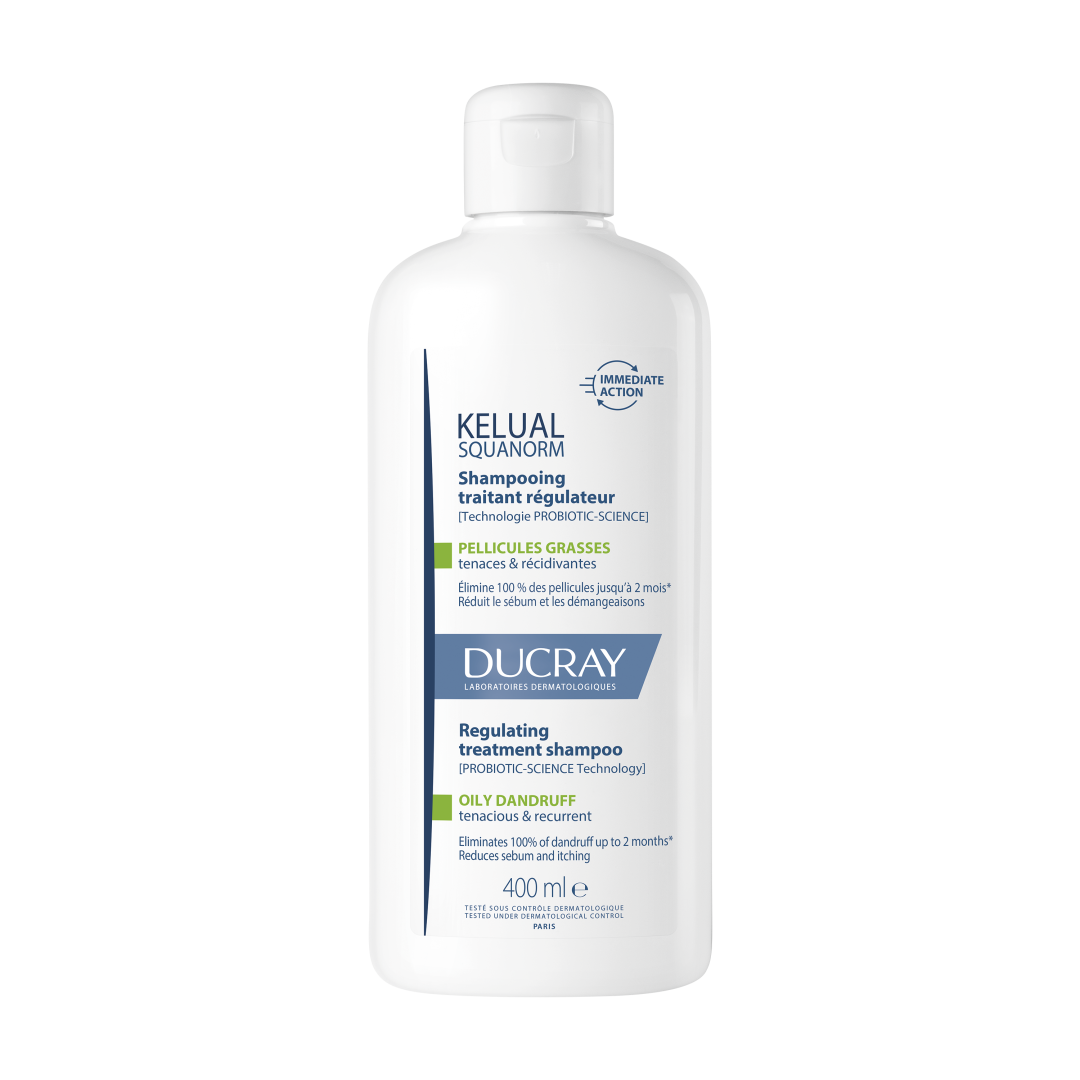 DUCRAY Kelual Squanorm, Šampon na mastné lupy 400 ml
