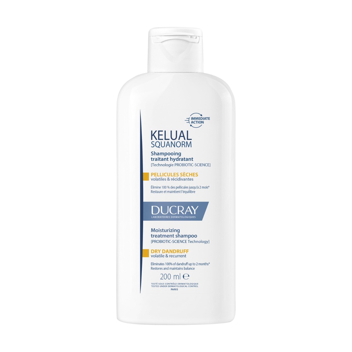 Ducray Kelual Squanorm Šampon hydratační na suché lupy 200 ml