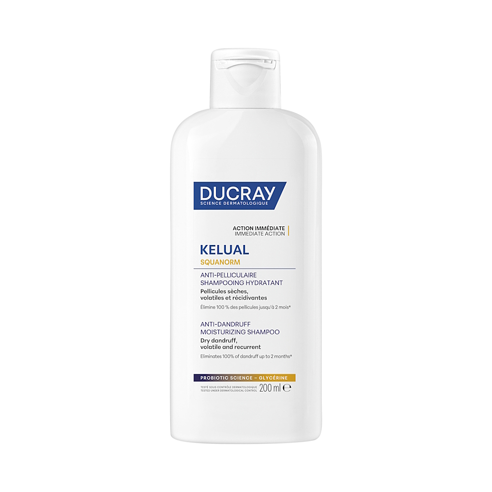 DUCRAY Kelual Squanorm Šampon hydratační suché lupy 200 ml