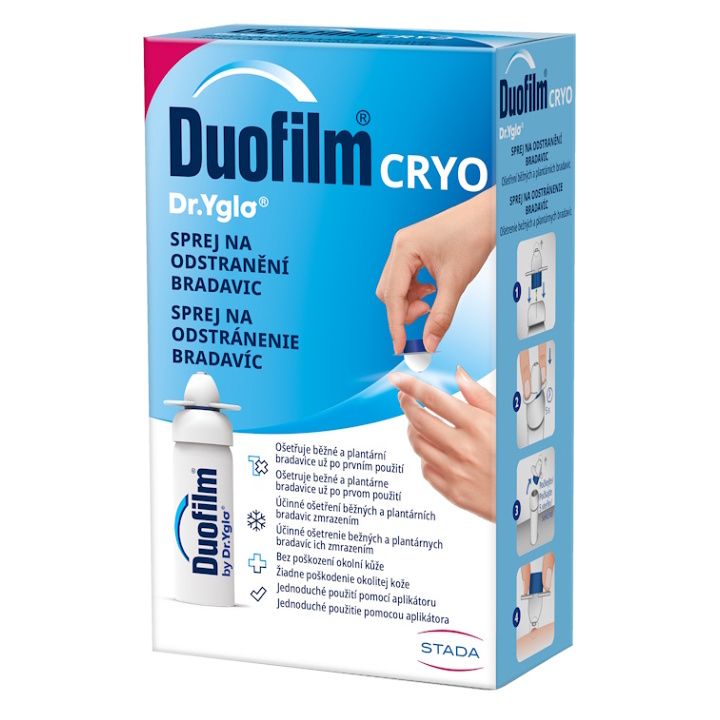 DUOFILM Cryo Dr.Yglo sprej na odstranění bradavic 50 ml
