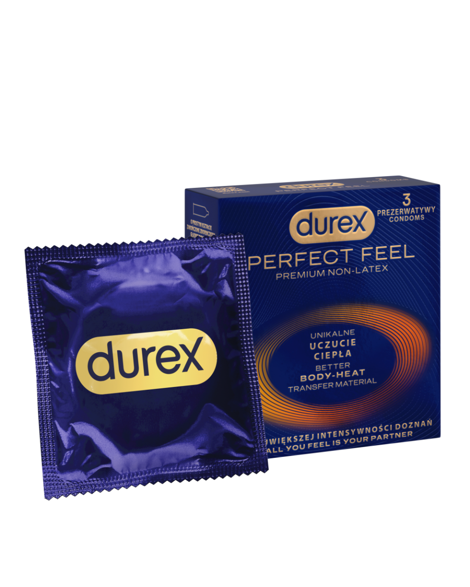 Durex Perfect Feel kondomy 3 ks