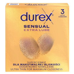 DUREX Sensual extra lube 3 kusy