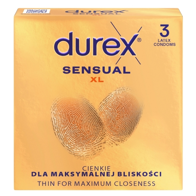 DUREX Sensual XL 3 kusy