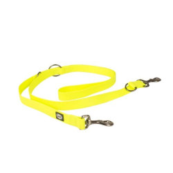 Duvo+ Explor Tréninkové vodítko z PVC 200cm/25mm neónovo žluté