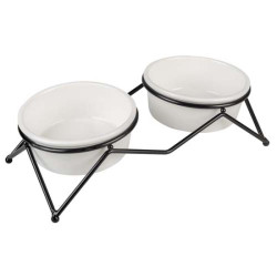 Duvo+ Set keramických misek se stojanem 280ml/29x13,2x7,8cm