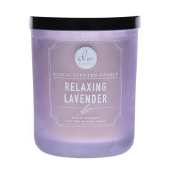 DW Home Signature Vonná svíčka ve skle Relaxační levandule 425 g