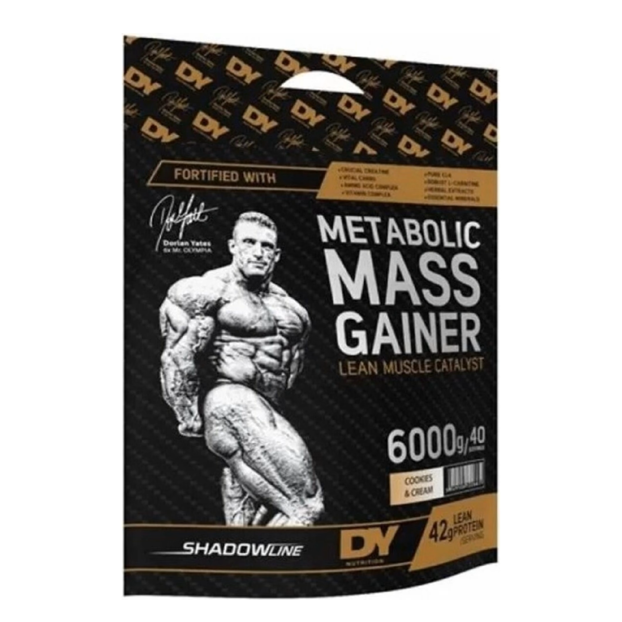DY Nutrition Metabolic Mass gainer 6000g - cookies cream