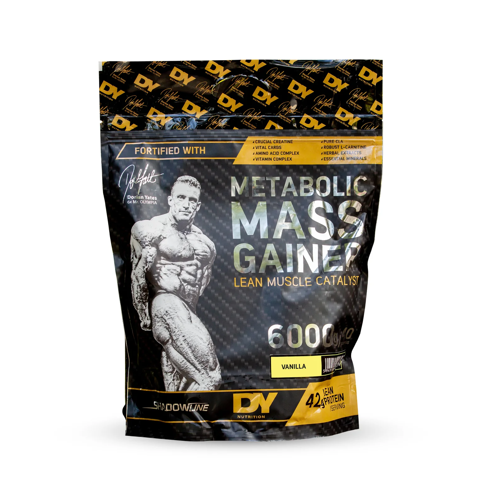 DY Nutrition Metabolic Mass gainer 6000g - vanilka