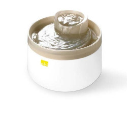 Ebi Cascade 1,5l 22x22x15cm mocca fontánová napáječka s filtrem pro psy a kočky