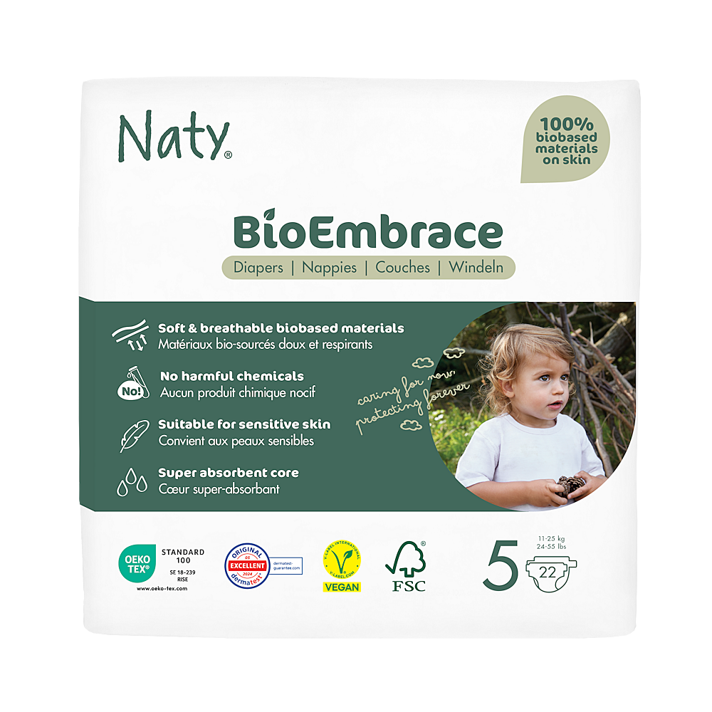ECO BY NATY Bioembrace junior plenky 11-25 kg 22 kusů