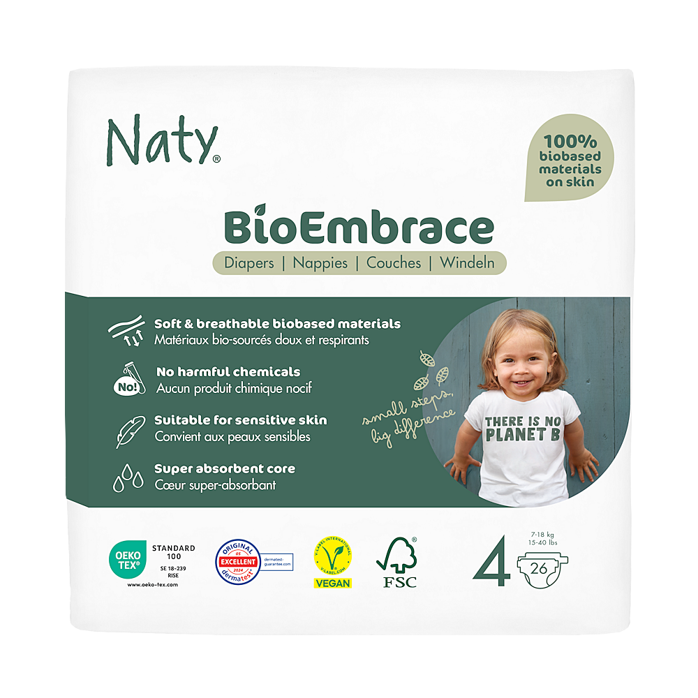 ECO BY NATY Bioembrace maxi plenky 7-18 kg 26 kusů